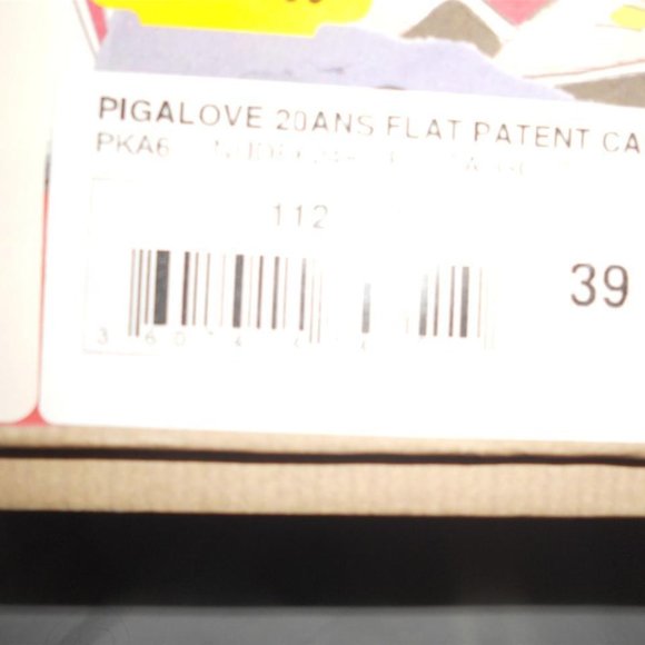 Christian Louboutin PIGALOVE 20ANS Patent Leather Crystal Flat Shoes - Picture 12 of 12